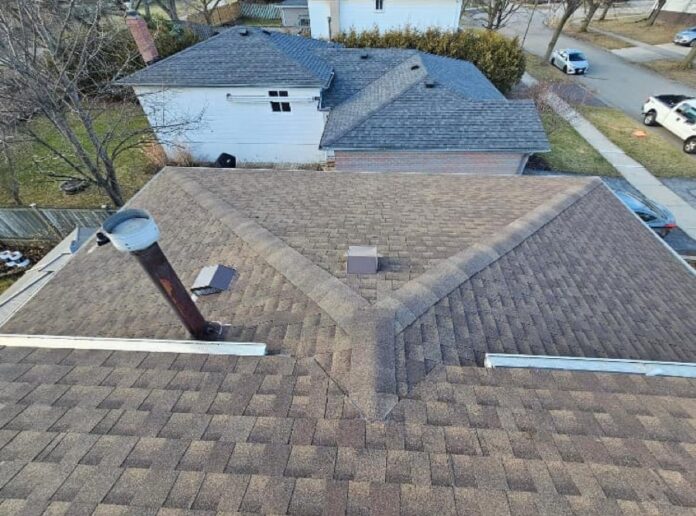 Finished roof